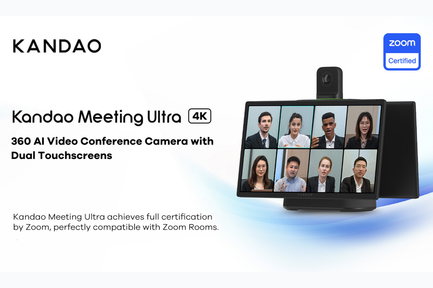 Kandao Meeting Ultra Achieves Full Certification by Zoom, Perfectly Compatible with Zoom Rooms PR Newswire