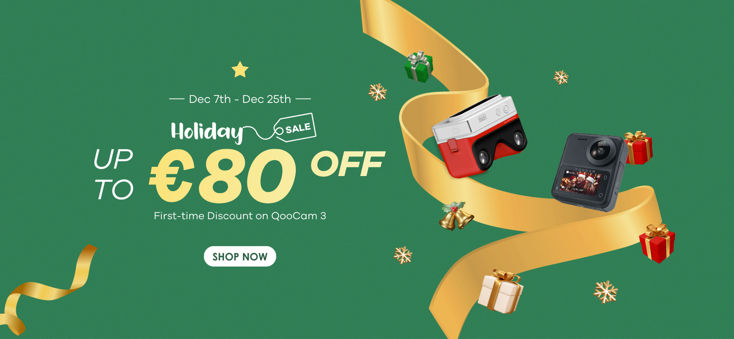 Unwrap the Magic of Memories with QooCam Cameras - Perfect Christmas Gifts!