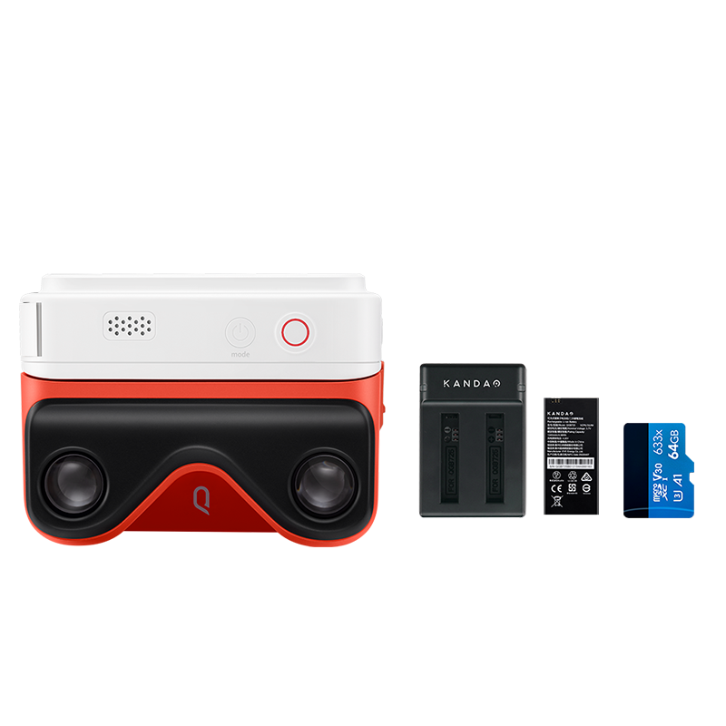 Amazon | Kandao QooCam EGO 3Dカメラ ブラック | ウェアラブル
